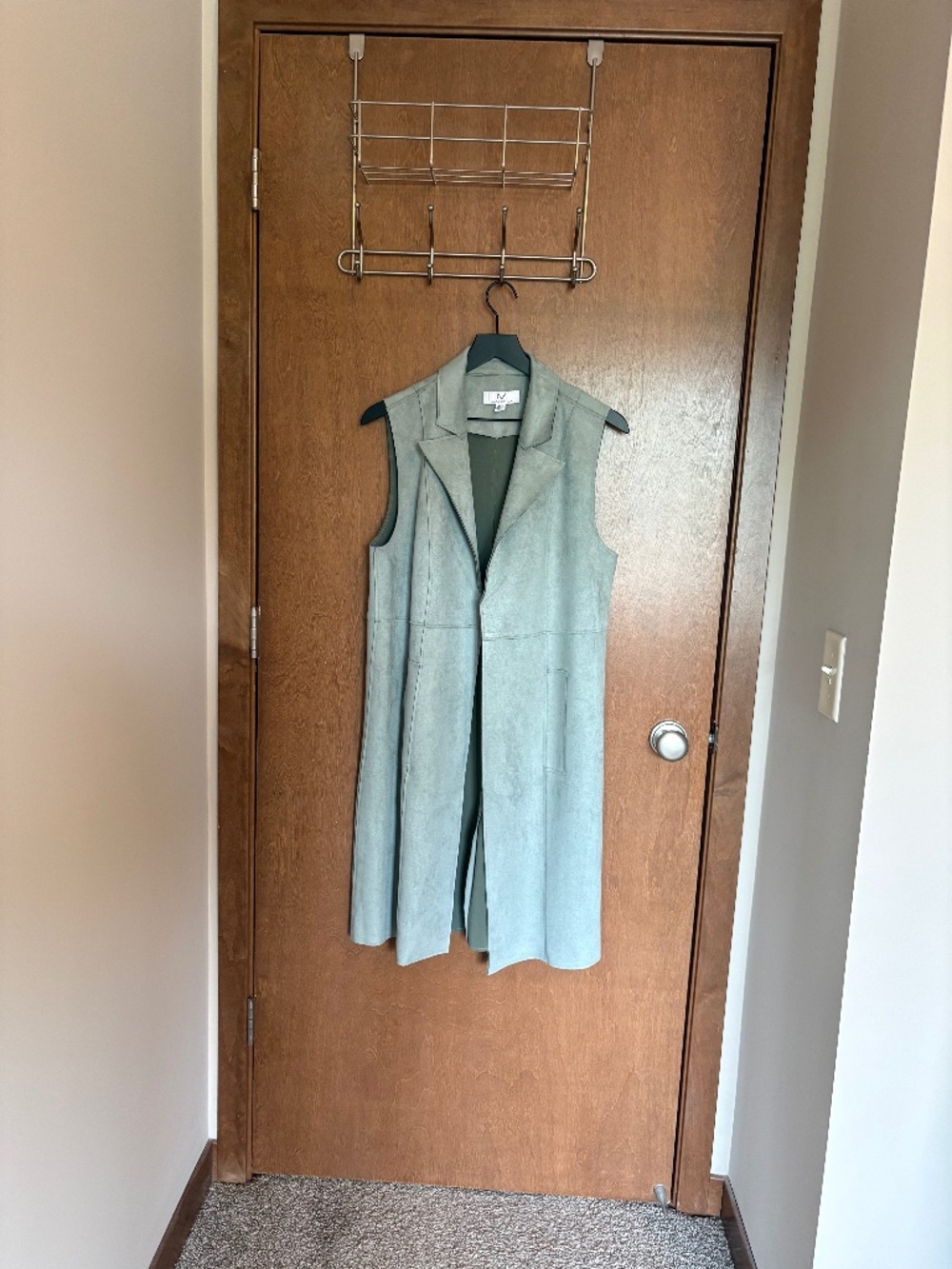 WORN ONCE suede vest
